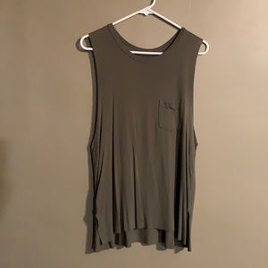 Long Forrest Green Tank